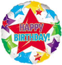 Happy Birthday Mylar Balloons