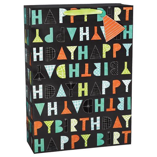 Letter Birthday X-Large Bag