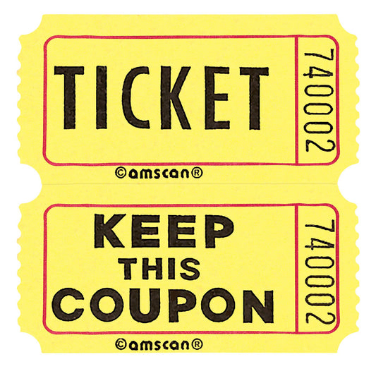 DOUBLE TICKET : YELLOW-2119 102-Y : 2000