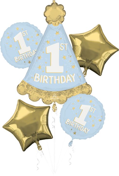 Bouquet Mylar: 5 balloons total