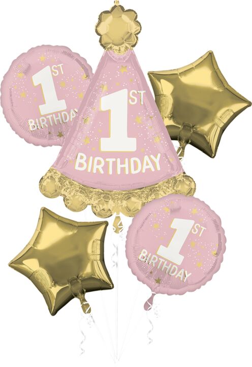 Bouquet Mylar: 5 balloons total