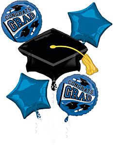 MYLAR - School Colors Be True to Your School - 5 Balloon Bundle