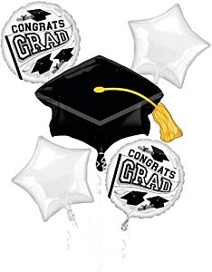 MYLAR - School Colors Be True to Your School - 5 Balloon Bundle