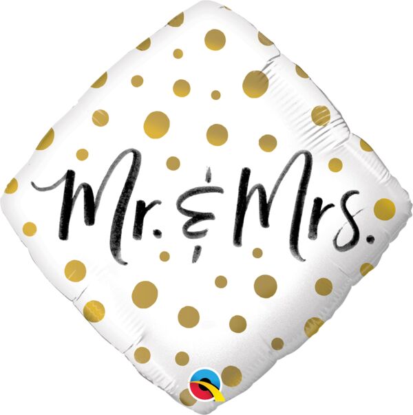 Couple Wedding Mylar Balloons