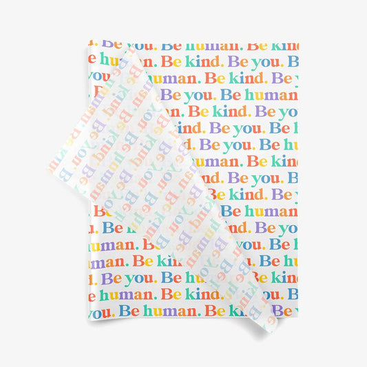TISSUE PAPER: BE HUMAN 10/PK-20"X30"
