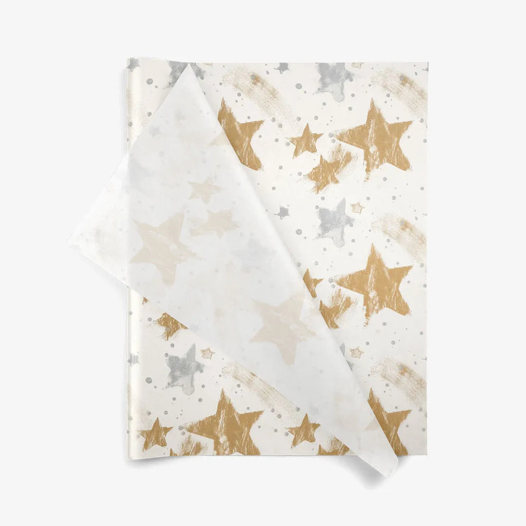 TISSUE PAPER: SIL & GLD CELE.-20" X 30" 10/PK