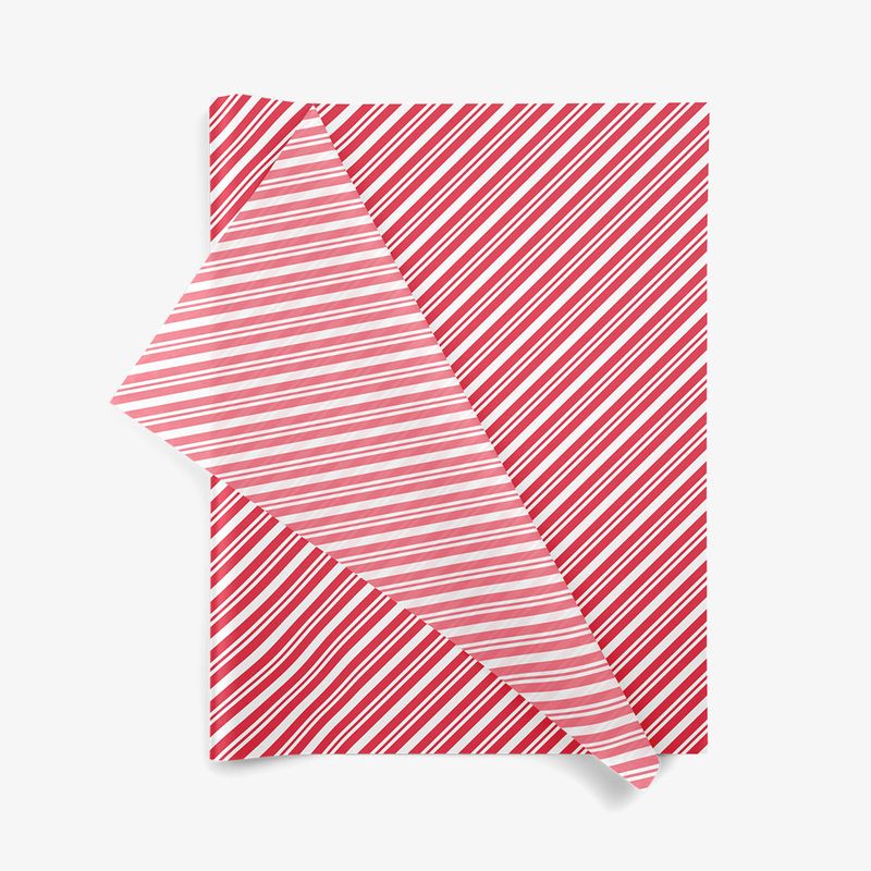 TISSUE PAPER: PEPPERMINT STRIPE-356240A