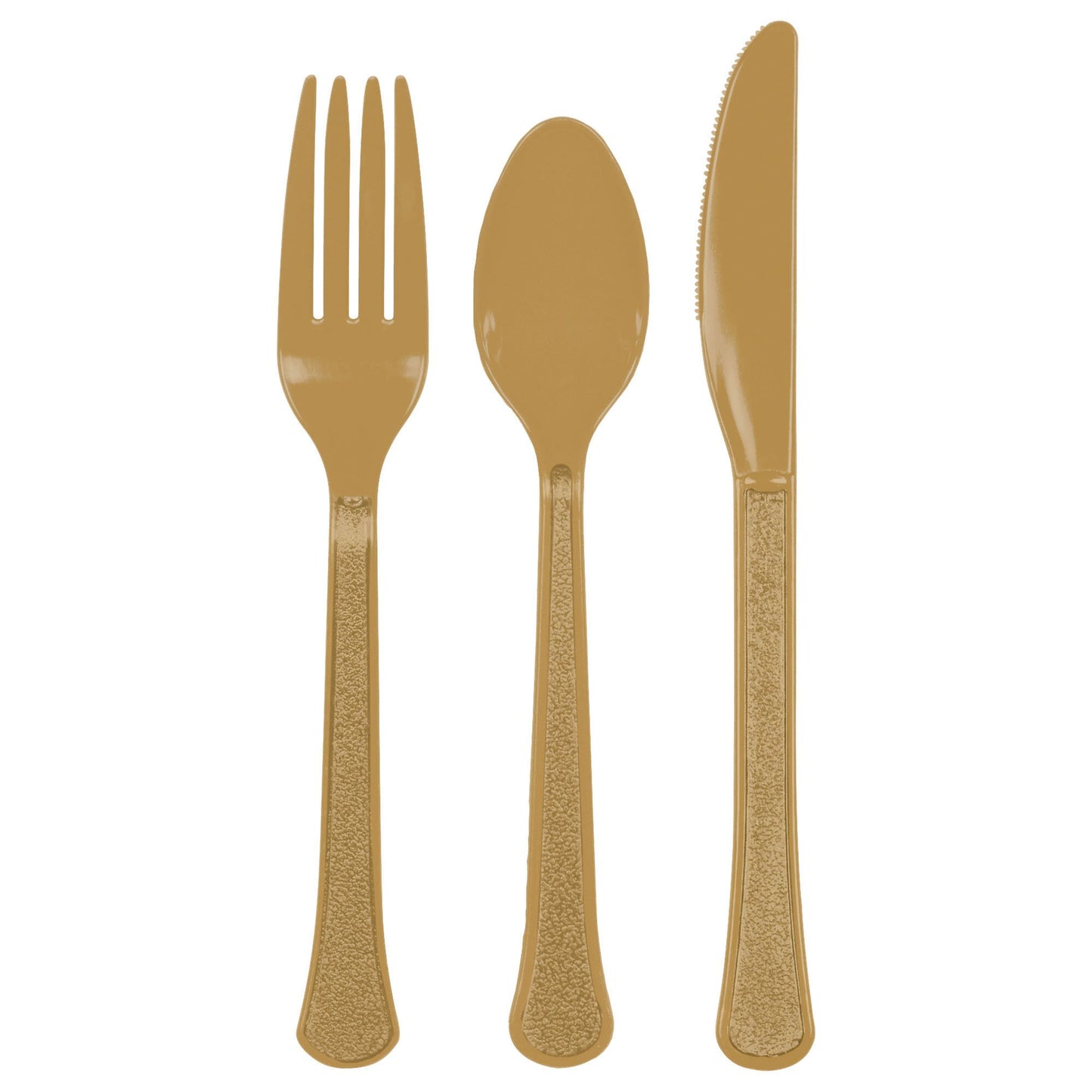 Heavy Weight Assorted Cutlery, Low Ct. - Gold