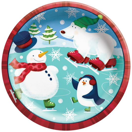Holiday Fun 8 1/2" Round Plates