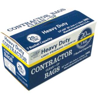 BLACK LINER: 32"X50" Contractor Bags