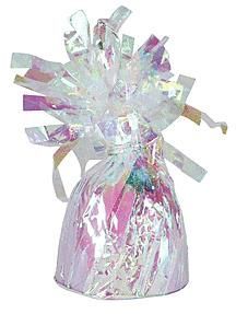 BALLOON WEIGHT:  IRIDESCENT