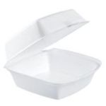 CLAMSHELL: 5X5X3 WHITE FOAM-