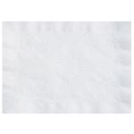 PLACEMAT : 25/ PK-  WHITE : 10" x 14"