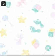 TISSUE PAPER: BABY PRINT-10 SHEETS PER SLEEVE