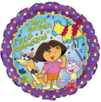 Happy Birthday Characters Mylar Balloons