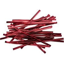 TWIST TIE: RED, GOLD, SILVER, BLABCK OR MIXED