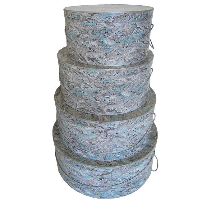 HATBOX SET: MIXED FEATHER-12,14,16,18