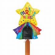 33" Party Star Mailbox Balloon-18007 : EACH