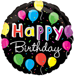 Happy Birthday Mylar Balloons