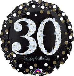 Number Birthday Mylar Balloons