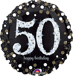 Number Birthday Mylar Balloons