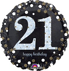 Number Birthday Mylar Balloons