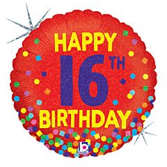 Number Birthday Mylar Balloons