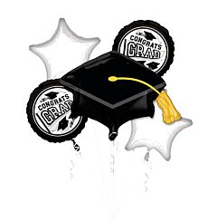 MYLAR - School Colors Be True to Your School - 5 Balloon Bundle