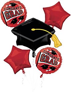 MYLAR - School Colors Be True to Your School - 5 Balloon Bundle