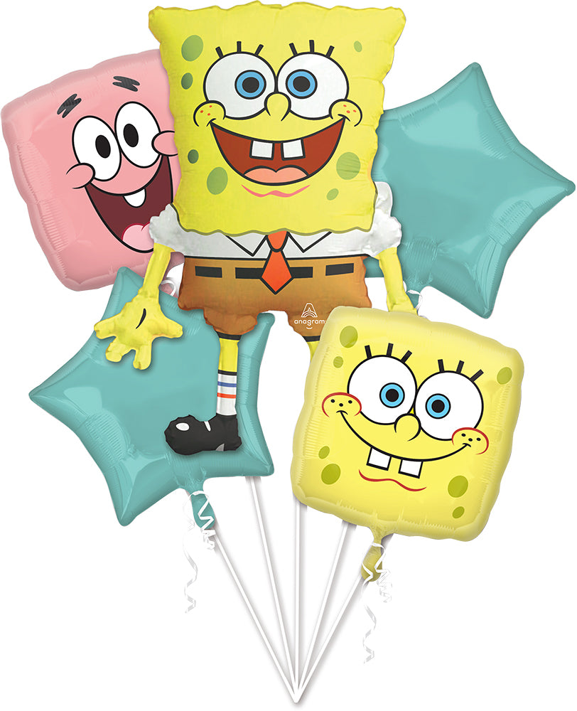 Bouquet Mylar: 5 balloons total