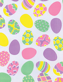 CELLO ROLL:STENCILED EGG  5 FT.-5'