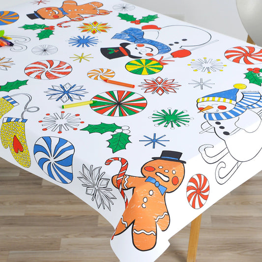 Peppermint Twist Color in Paper Tablecover