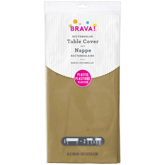 TABLE COVER: GOLD 54" x 108"