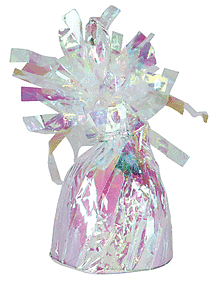 BALLOON WEIGHT:  IRIDESCENT