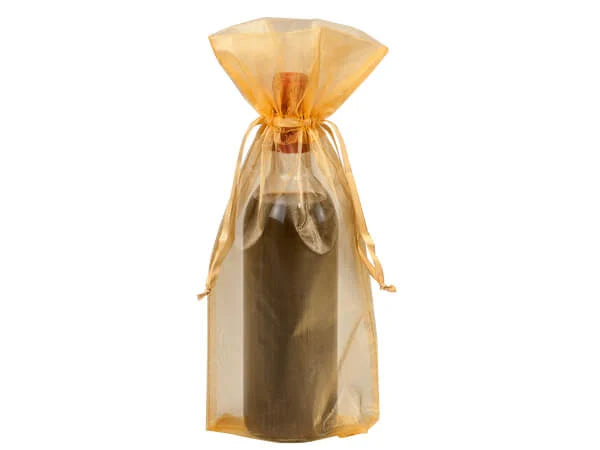 6x14 Wine Organza Bags A:B