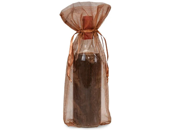 6x14 Wine Organza Bags A:B