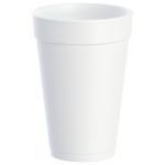 CUPS: 24 OZ FOAM - Dart® 24J16 Big Drink Cup - 24 oz. White, Expanded Polystyrene, J Cup