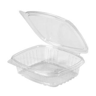 Genpak 8oz Hinged Clear- : 5x3x1 ...8 OZ