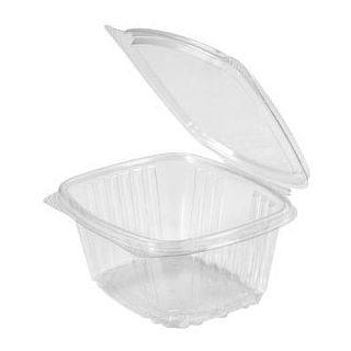 Genpak 16oz Hinged Clear-045810227 : 5x4x2 16 OZ