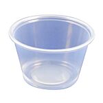 CASE MERIT SOUFFLE CUPS : 2500/Case CLEAR 5 SIZES Case