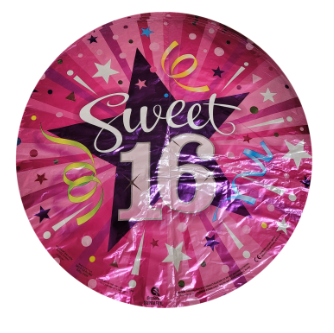 Number Birthday Mylar Balloons
