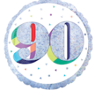 Number Birthday Mylar Balloons