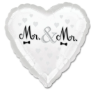 Couple Wedding Mylar Balloons
