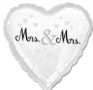 Couple Wedding Mylar Balloons