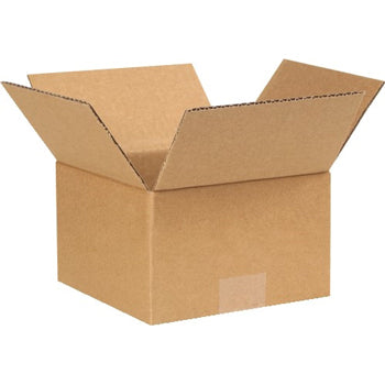 Corrugated Boxes, 7" x 7" x 4 1/2", Kraft