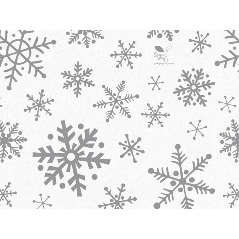 TISSUE PAPER: Spiraling Snowflakes – 10 SHEETS SD#380-240 A