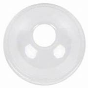 DOME LID: 50/ Sleeve  12OZ - 24OZ  CLEAR  PET DOME LID  W/HOLE